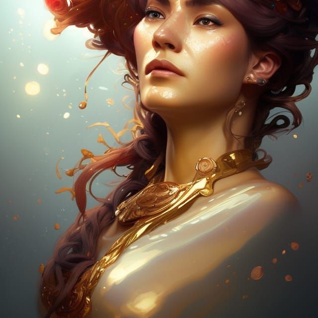 Detailed Portrait of Supreme Queen Mother in Unreal Engine