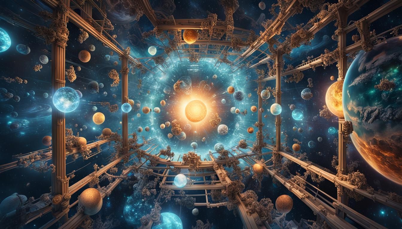Quantum Space: Surreal 8k Resolution Concept Art