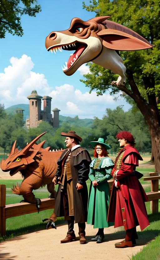 Renaissance Dinosaurs at the Faire