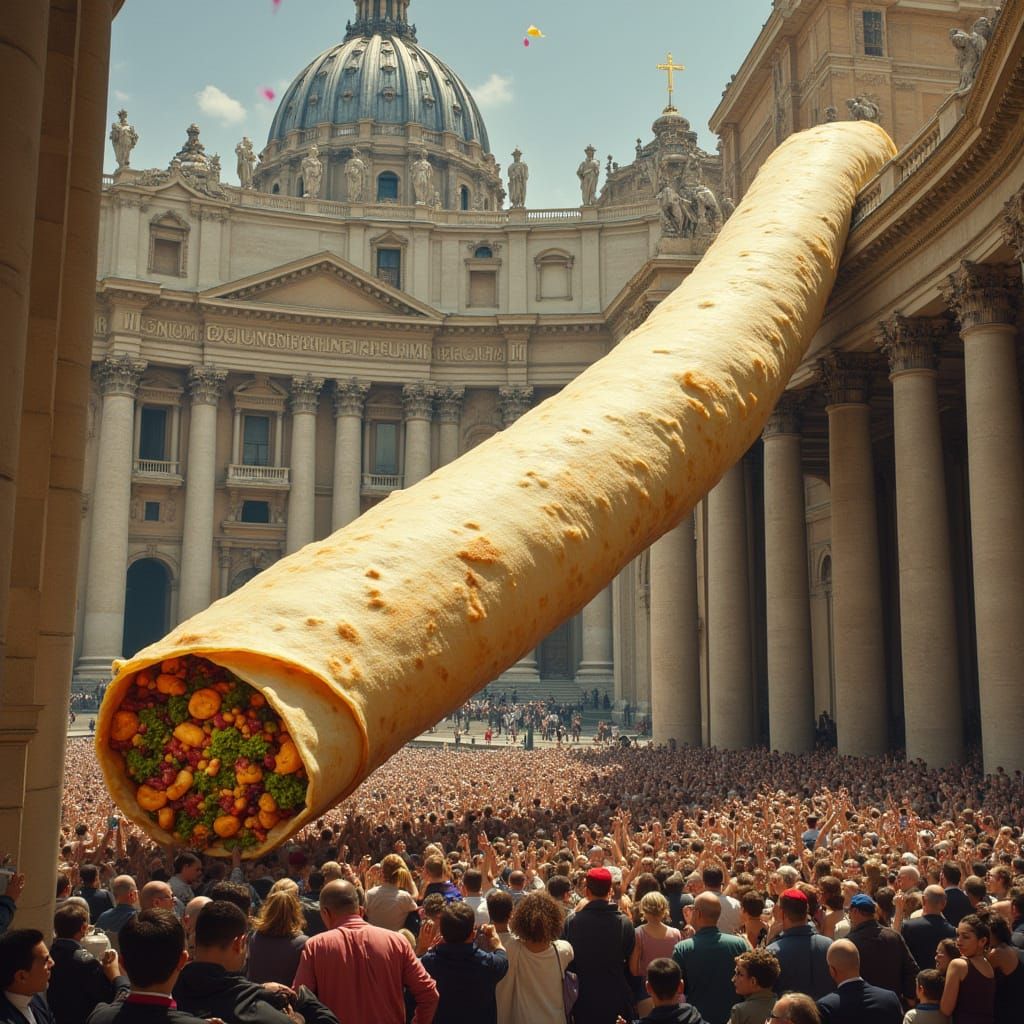 Sistine Chapel - World's Largest Burrito