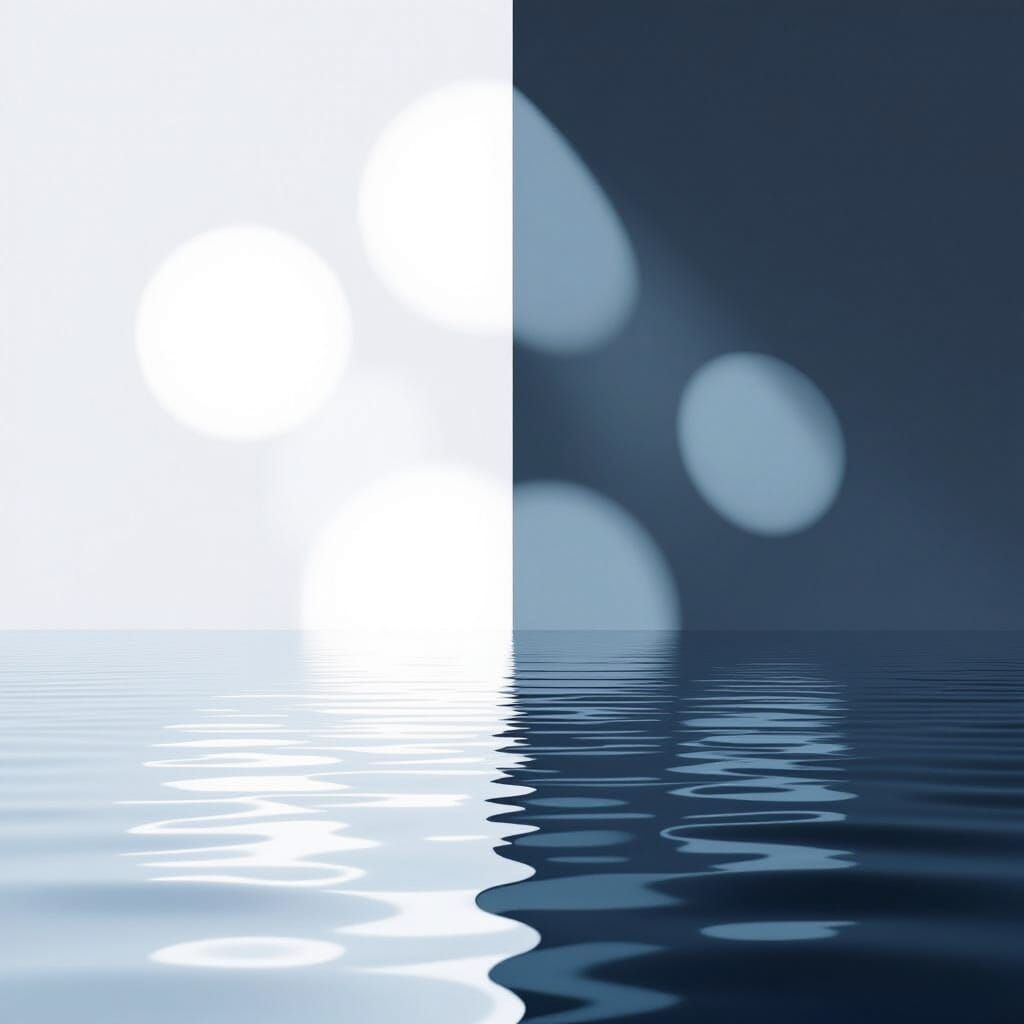 Contrasting Light and Shadow: A Study in Opposites