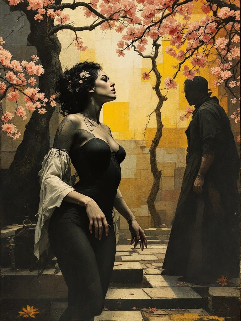 Abstract Pin-Up Fusion with Geometric Gardens