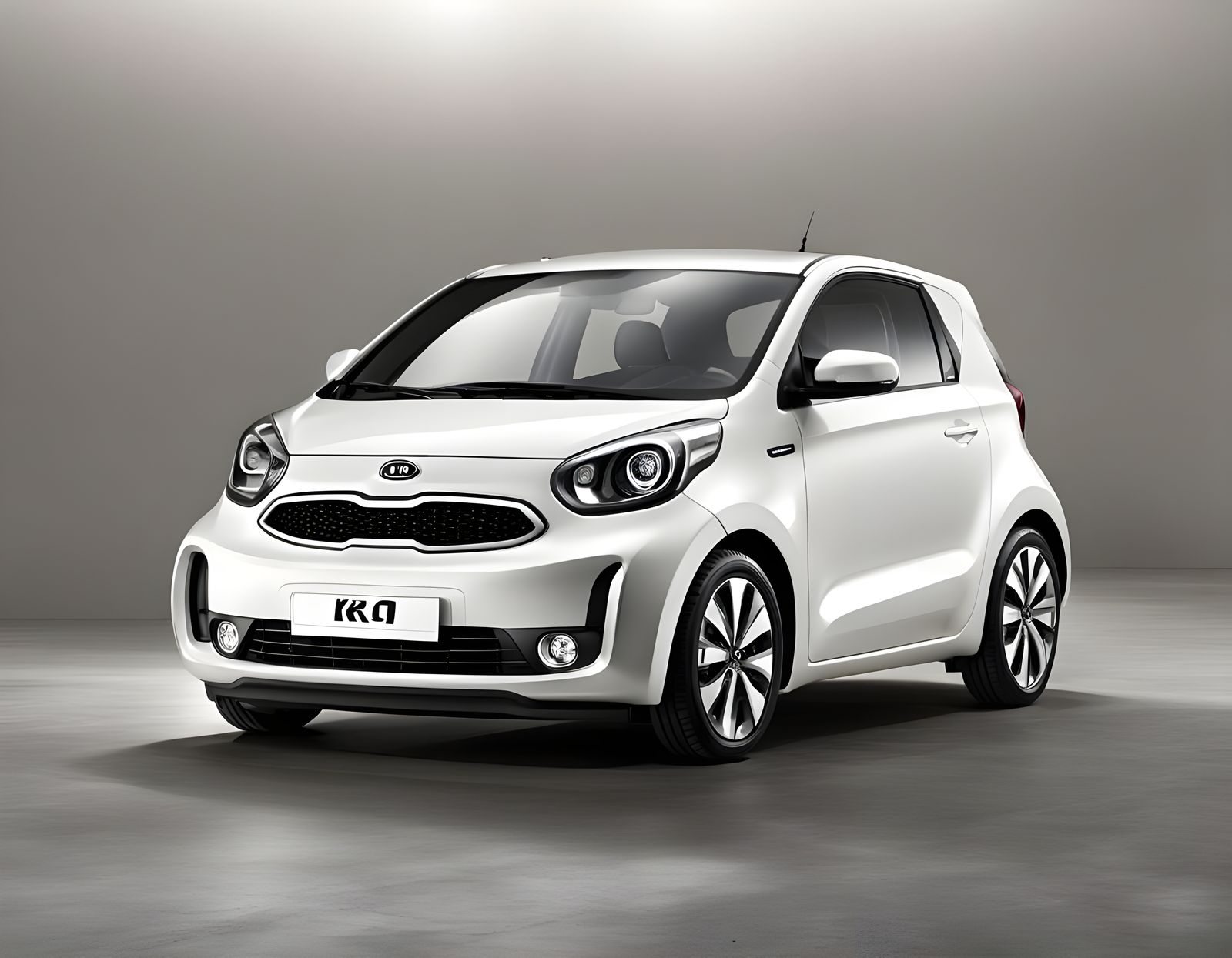 Sleek 2011 Kia Cygnet Hatchback in White