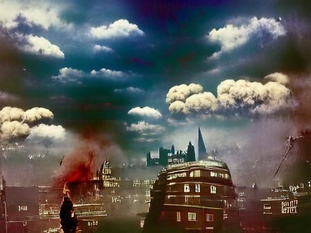 London Skyline 1940: Keep Calm and Carry On