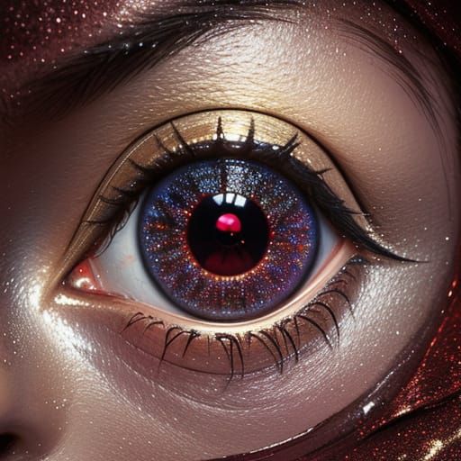 Surreal Clay Face Crying Ruby Tears