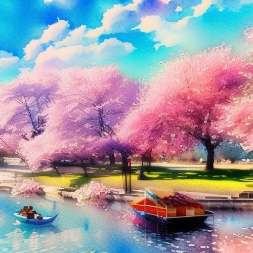 Springtime in Sakura Garden 3