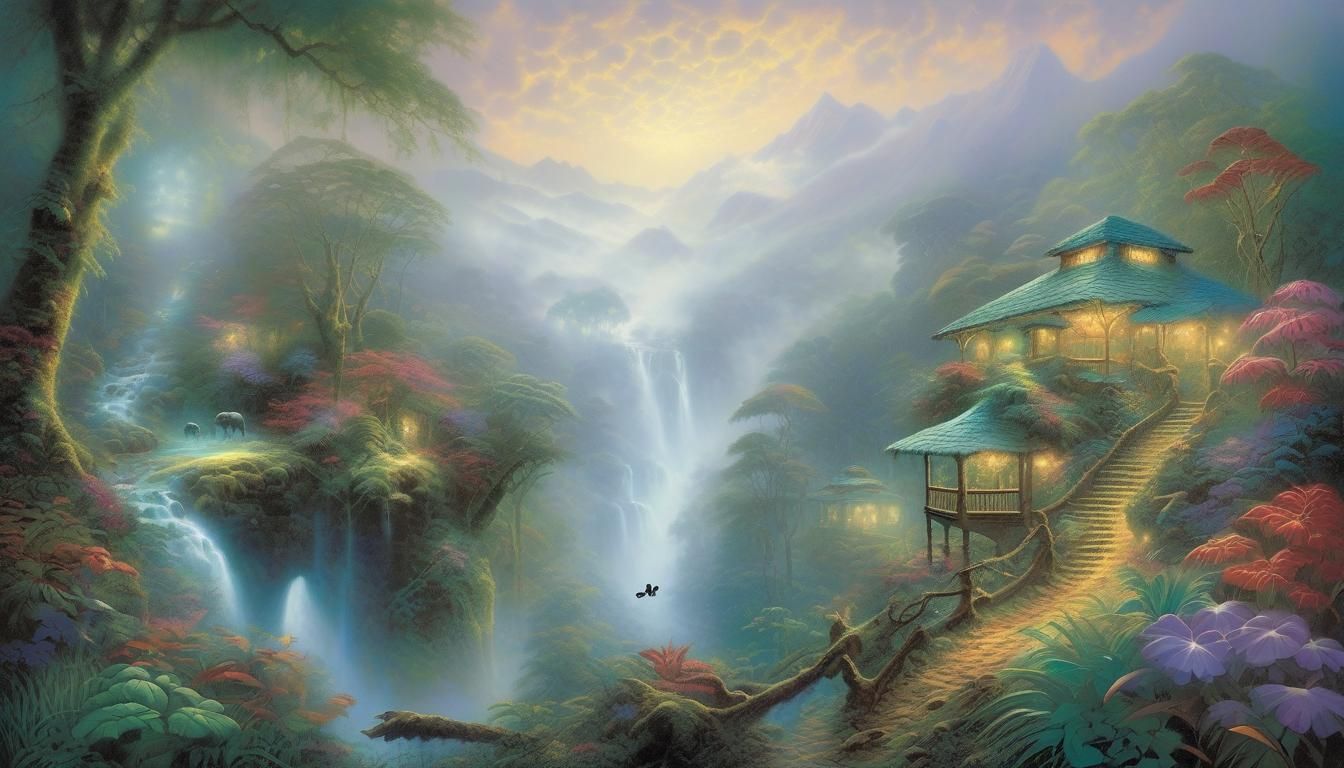 Rainforest Conservation: Ethereal Fantasy in Hyperdetail