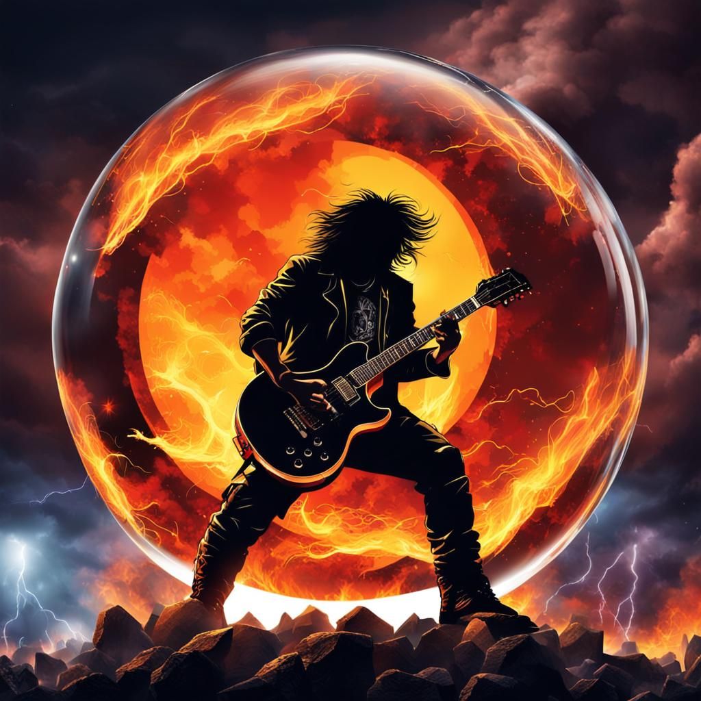 Heavy Metal Concert in Crystal Ball