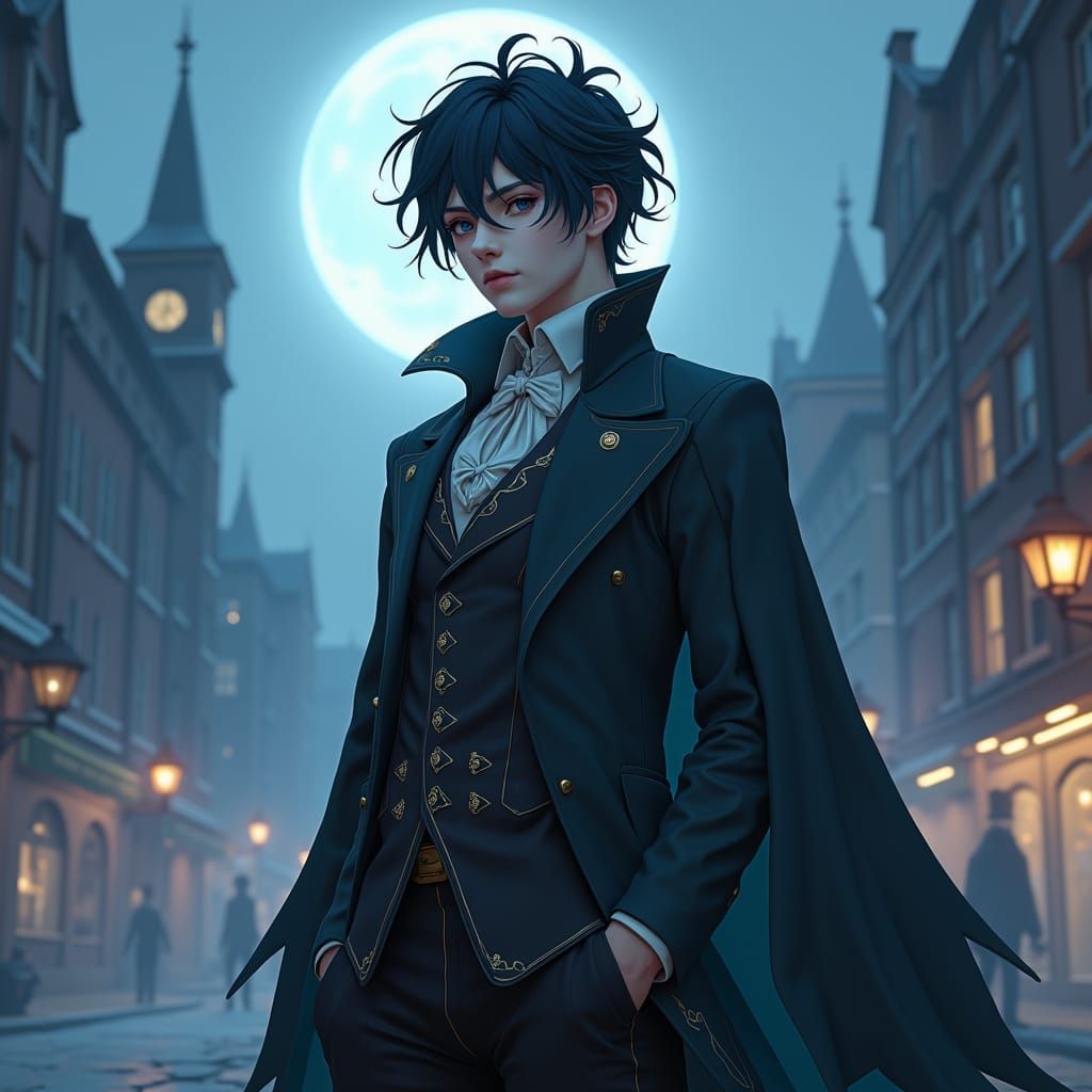 Kit Herondale: Victorian Hero in Anime Style