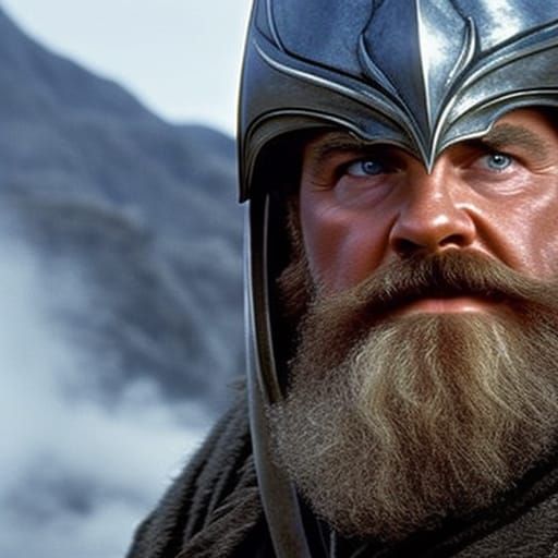 Gimli: 1980s Live-Action Fantasy Film Still