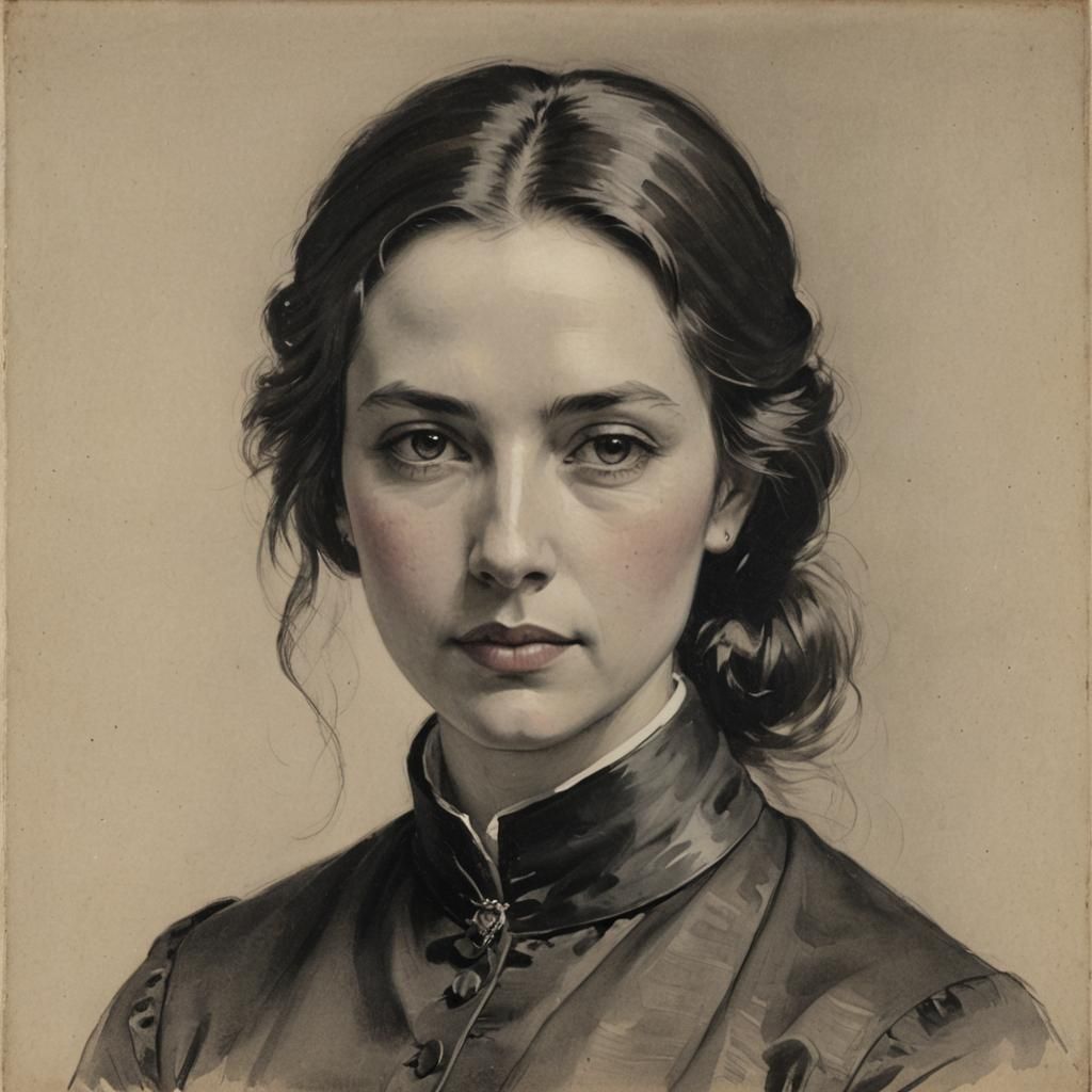 AI Generated Female Portrait