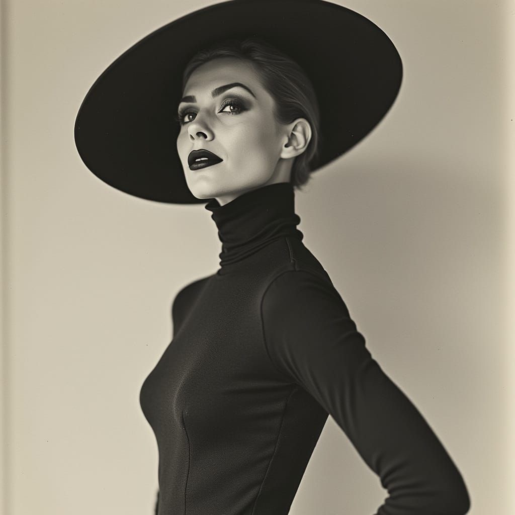 Avant Garde Fashion: Woman in Unique Designer Attire