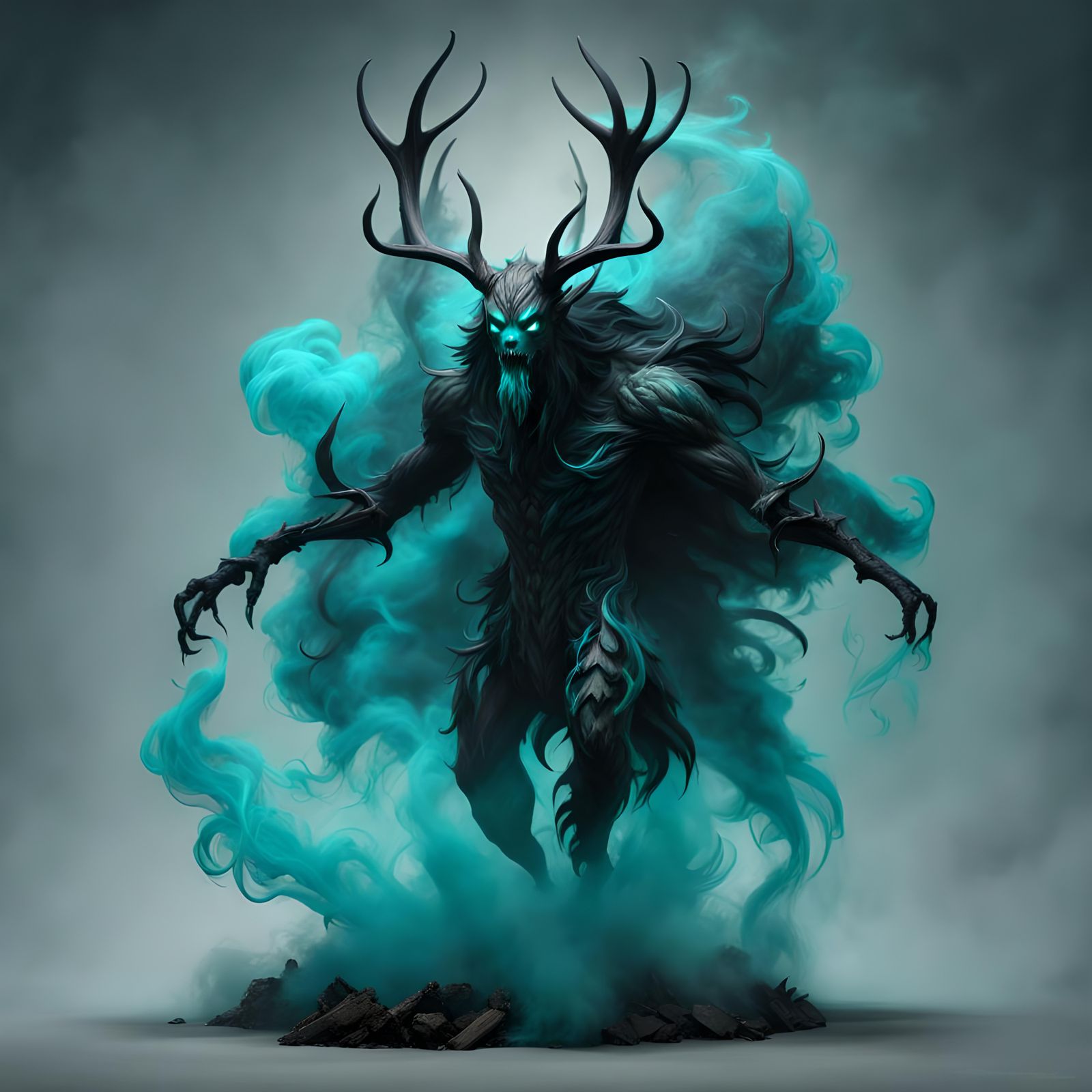 Teal Wendigo (Demon series)