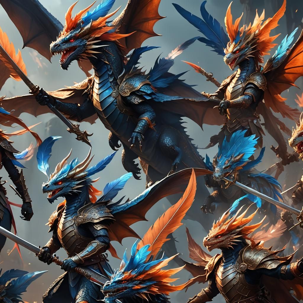 Three Dragon Musketeers: Fantasy Concept Art