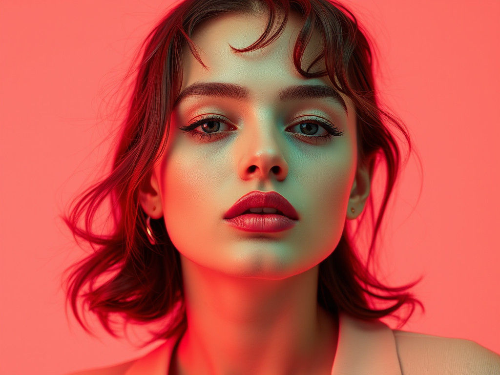 Ultraminimalist Iridescent Synthwave Composition