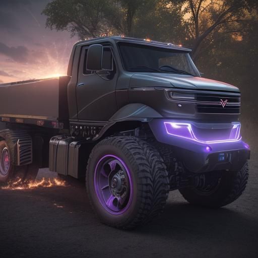 Tesla Cybertruck Sunset Portrait in Unreal Engine 5
