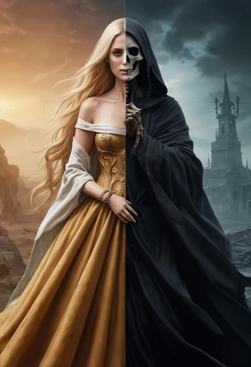 Grim Reaper's Duality: Hand and Fleshless Skull