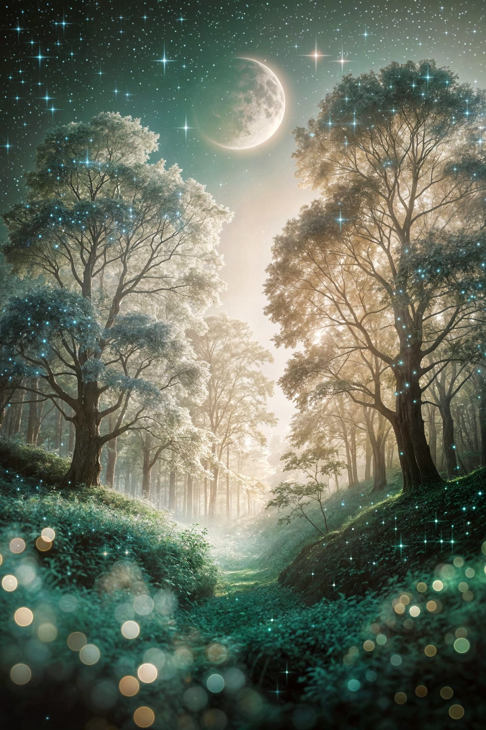 In the enchanted forest