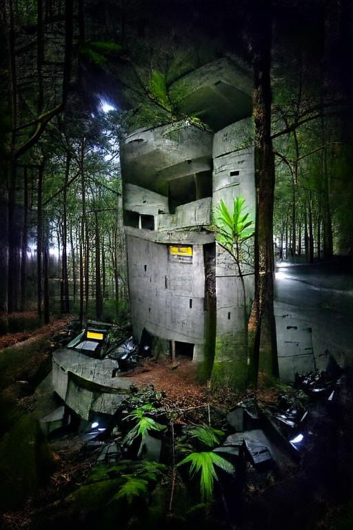 Surreal Warped Relic in a Distorted Dreamscape