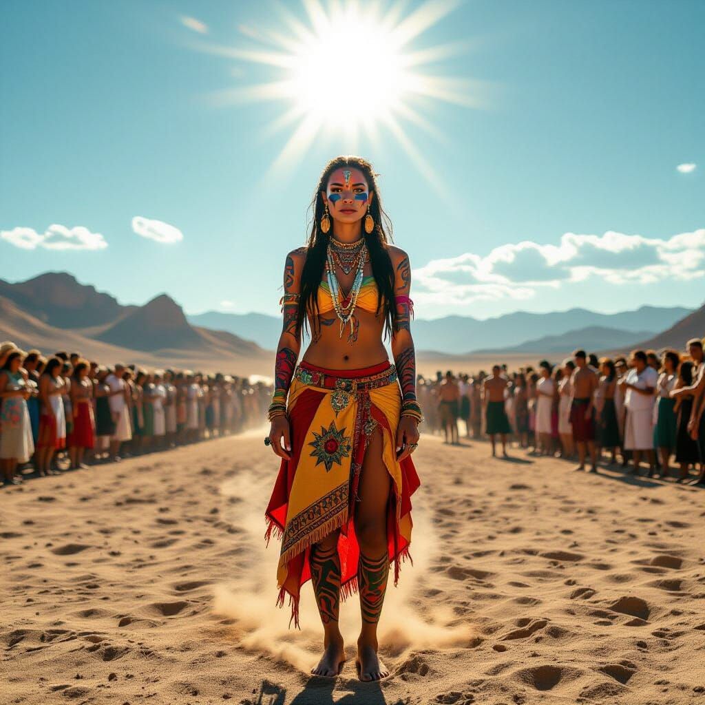 Tribal Leader Unites Community in Scorched Desert