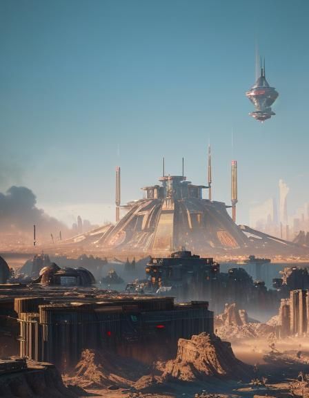 Futuristic Sci-Fi Ottoman Mech Design in Cyberpunk Style