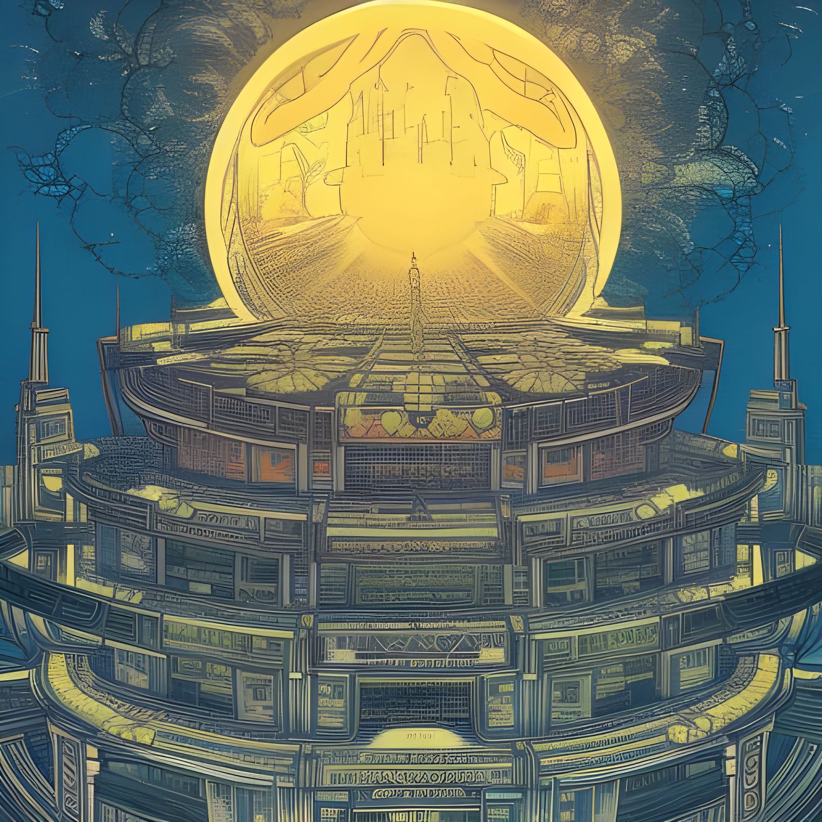 Heaven-Portal to Anandaloka: Graphic Novel Cover Art