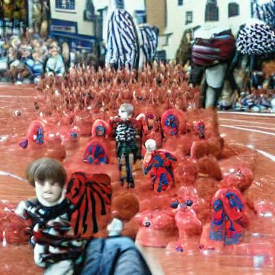 Spiderman Leading Spider-People Army