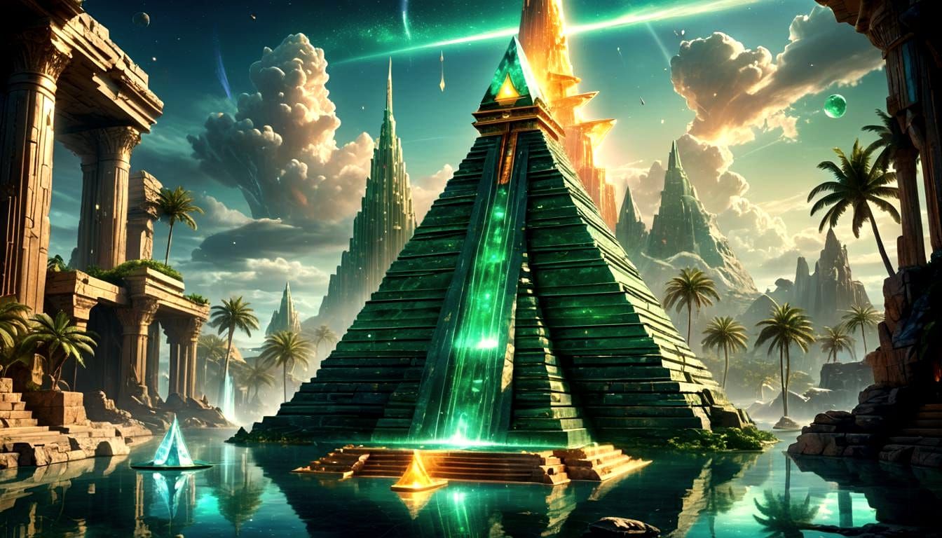 Atlantis Golden Age Emerald Pyramid Temple of Healing