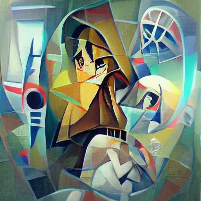 Star Wars Abstract Cubism Artwork