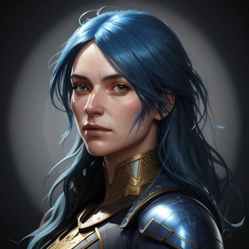 Britannia as Human: Realistic Portrait in 8K