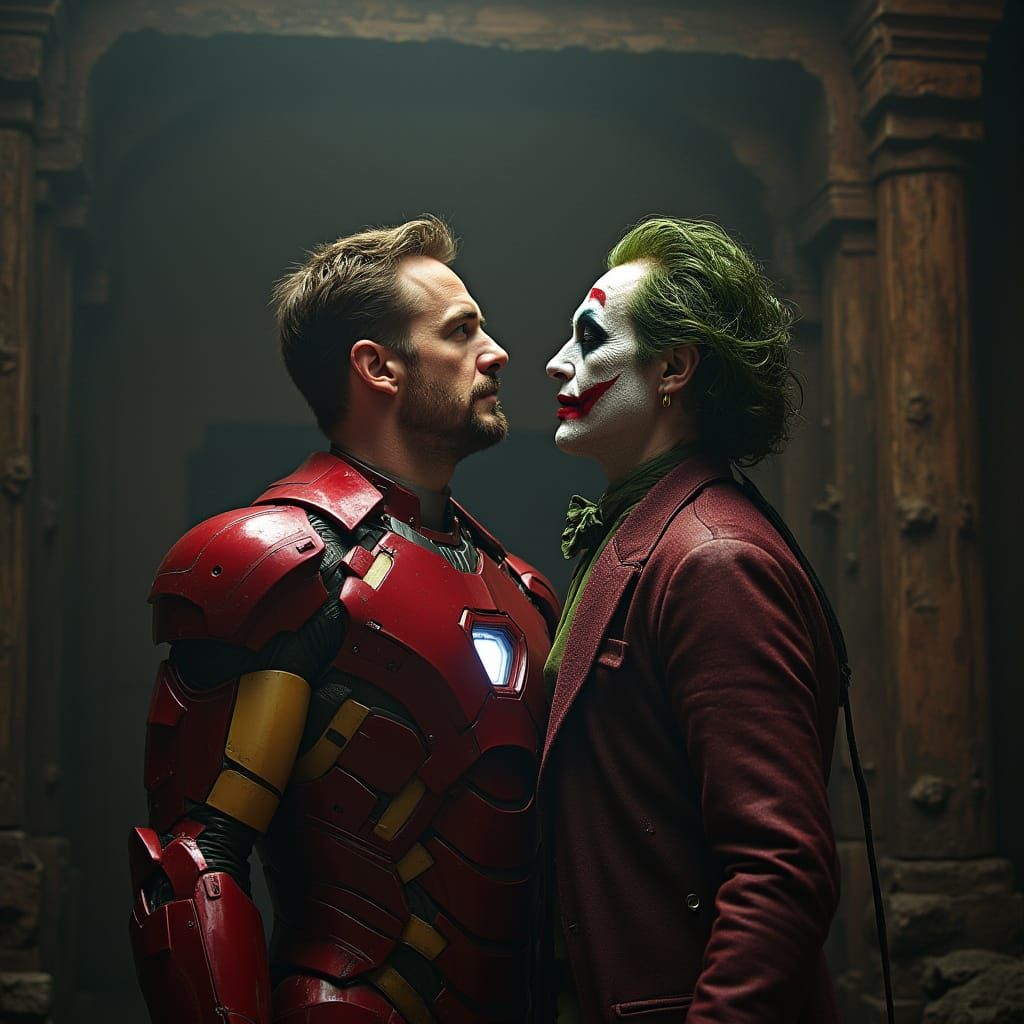 Hamlet Polski z Elonem Muskem, Iron Manem i Jokerem w Gotyck...