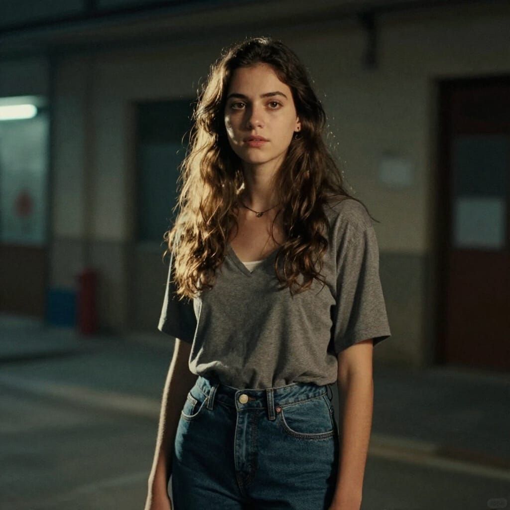 Young Woman Fashion Pose for Social Media