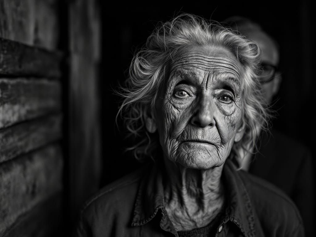 Weathered Resilience: A Portrayal of Life's Hardships