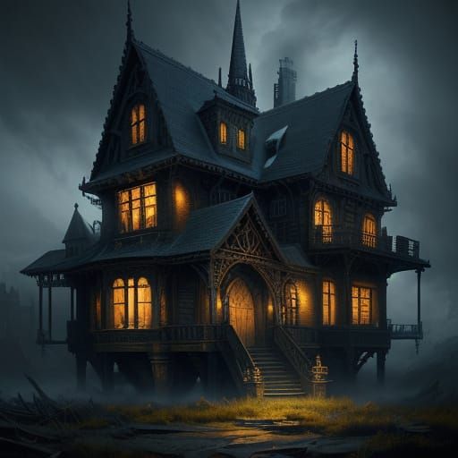 Spooky old house