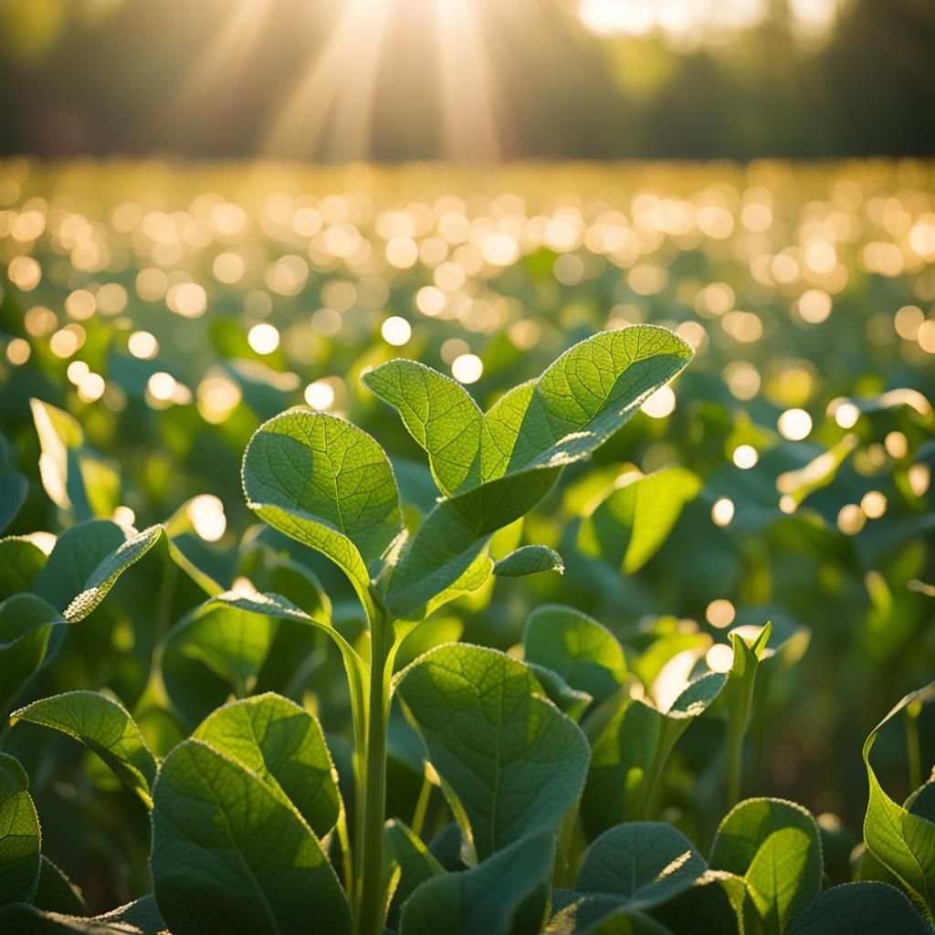 Professional Photography of Crops with Bokeh