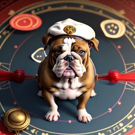 fortune telling dog bulldog lab