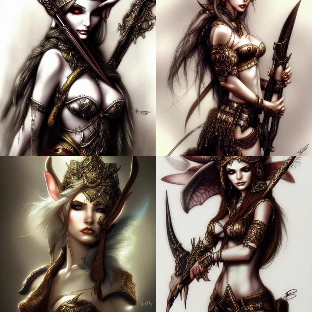 fantasy elve portrait