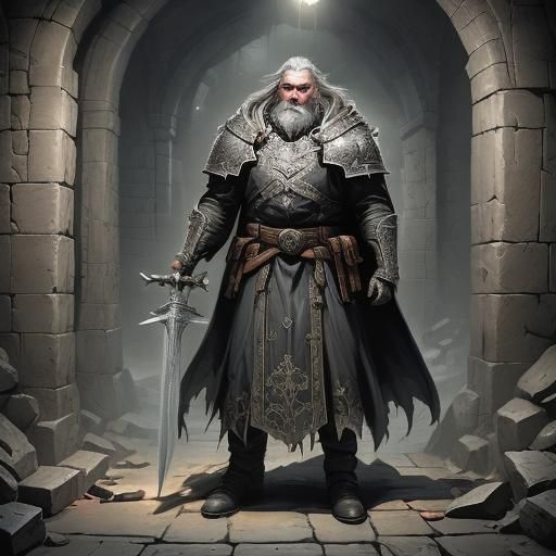 Dwarf Enforcer Varixia in Detailed Matte Painting