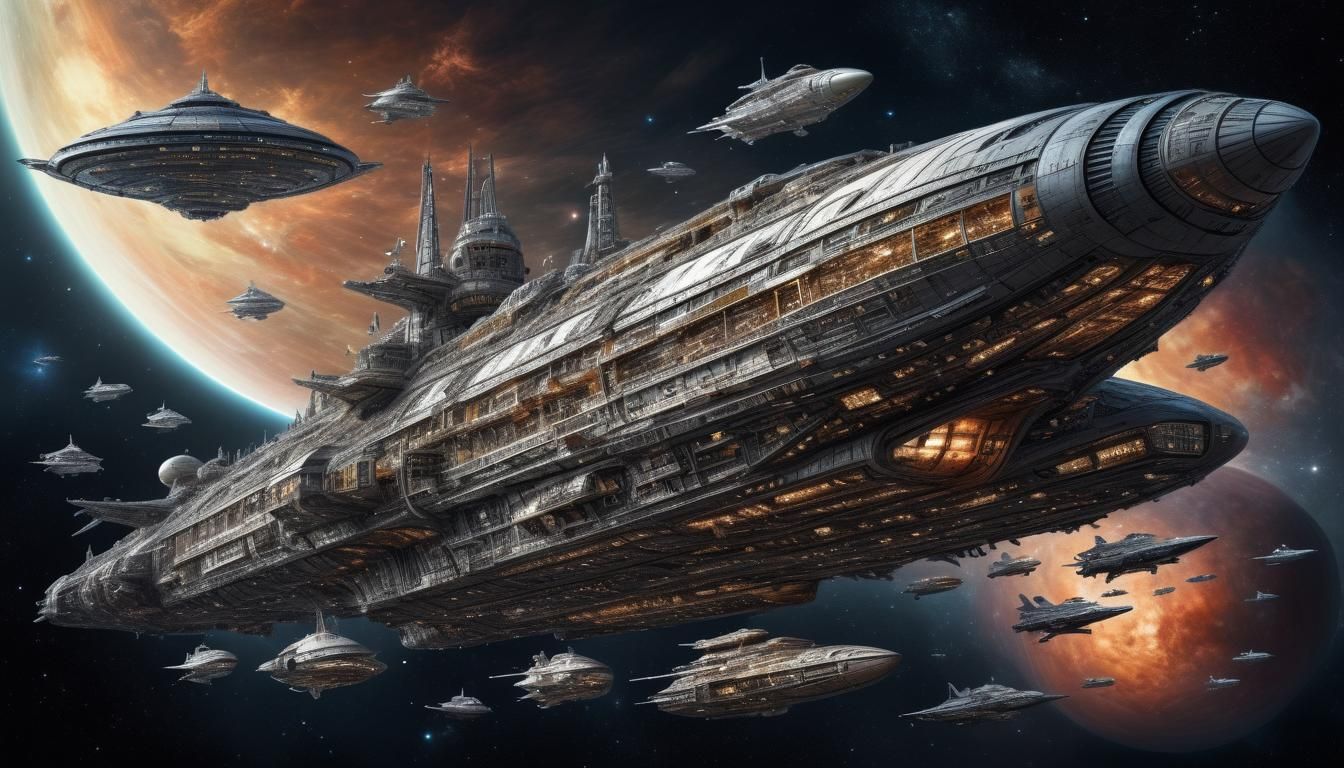 Hyperrealistic Starship Taxonomy in Fantasy Setting