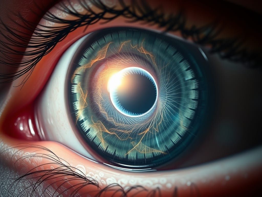 Surreal Portal to Distorted Realities in Sci-Fi Aesthetic