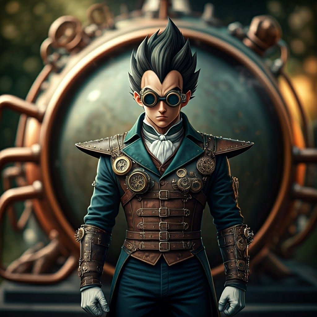 Steampunk Prince Vegeta