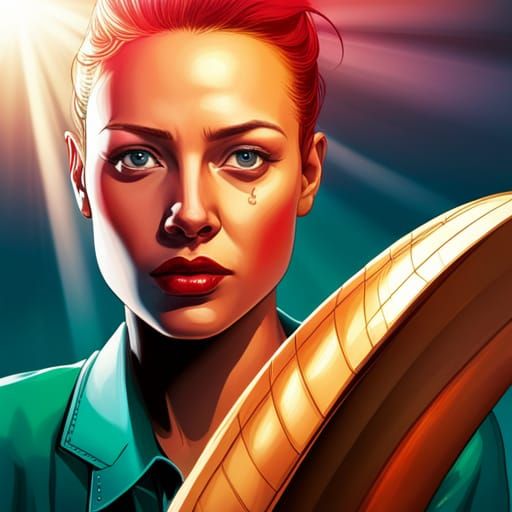 Hyperrealistic Portrait with Dramatic Lighting