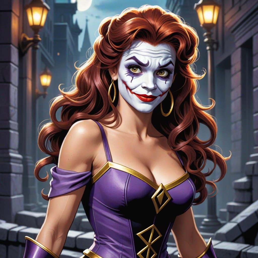 Jokeress from Hercules Meets the Clown Prince of Gotham