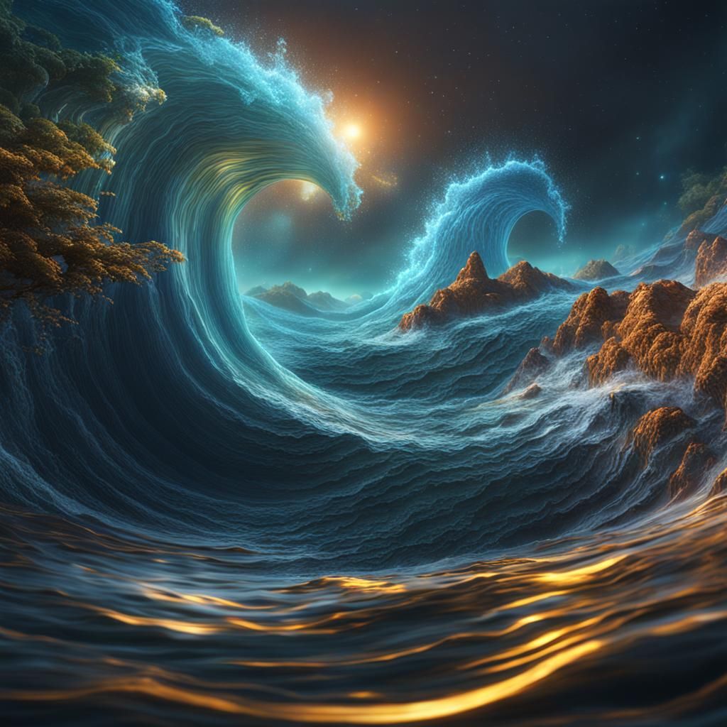 Energy Waves Flowing Through Earth's Magnetic Fields