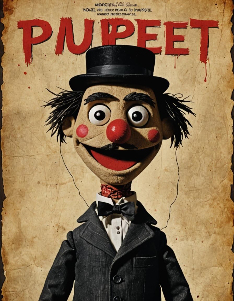 Movie Poster Featuring a Puppet