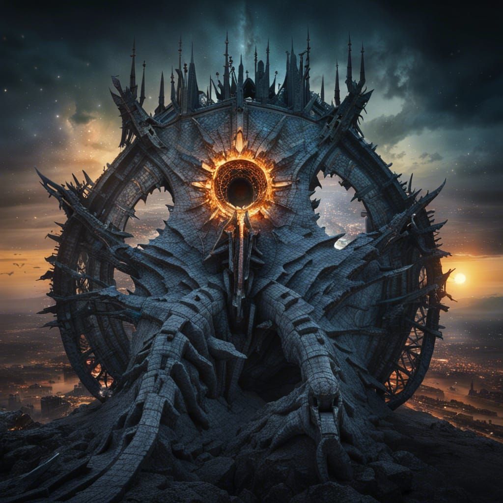 Sauron in Battle: Fire and Lightning