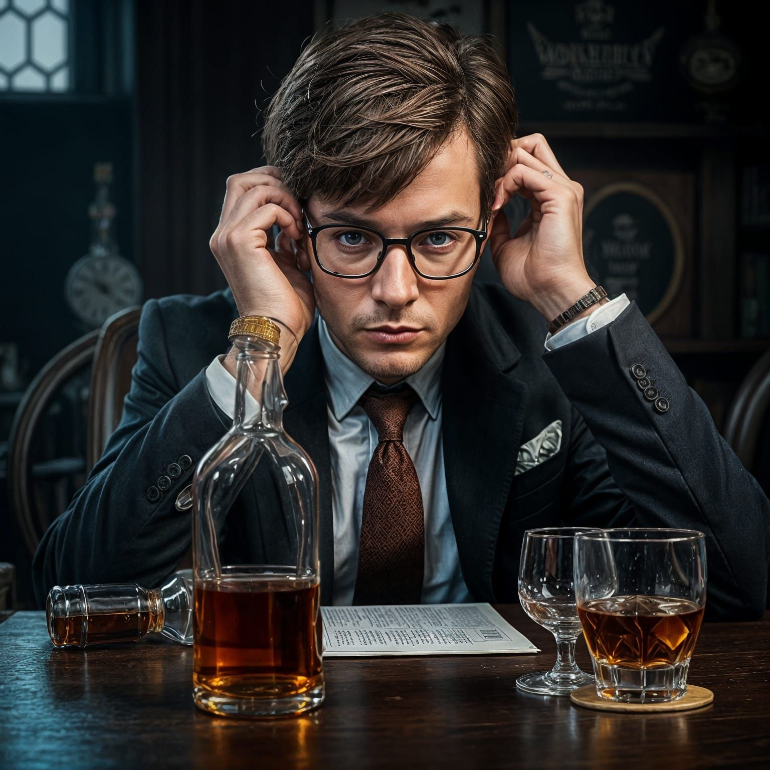 Peakys Whiskey Baron: A Brooding Boss in Dark Office Chic