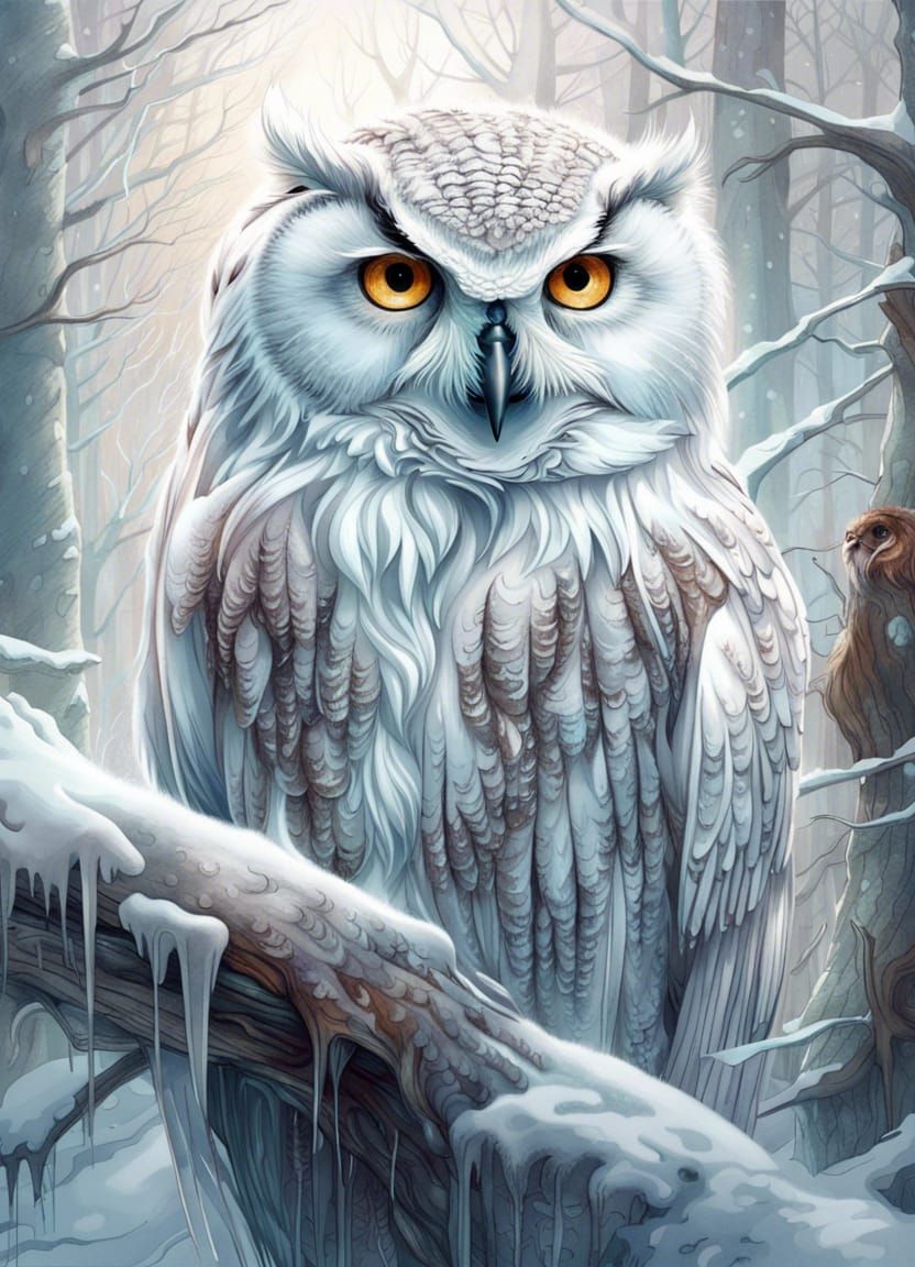 Snow owl