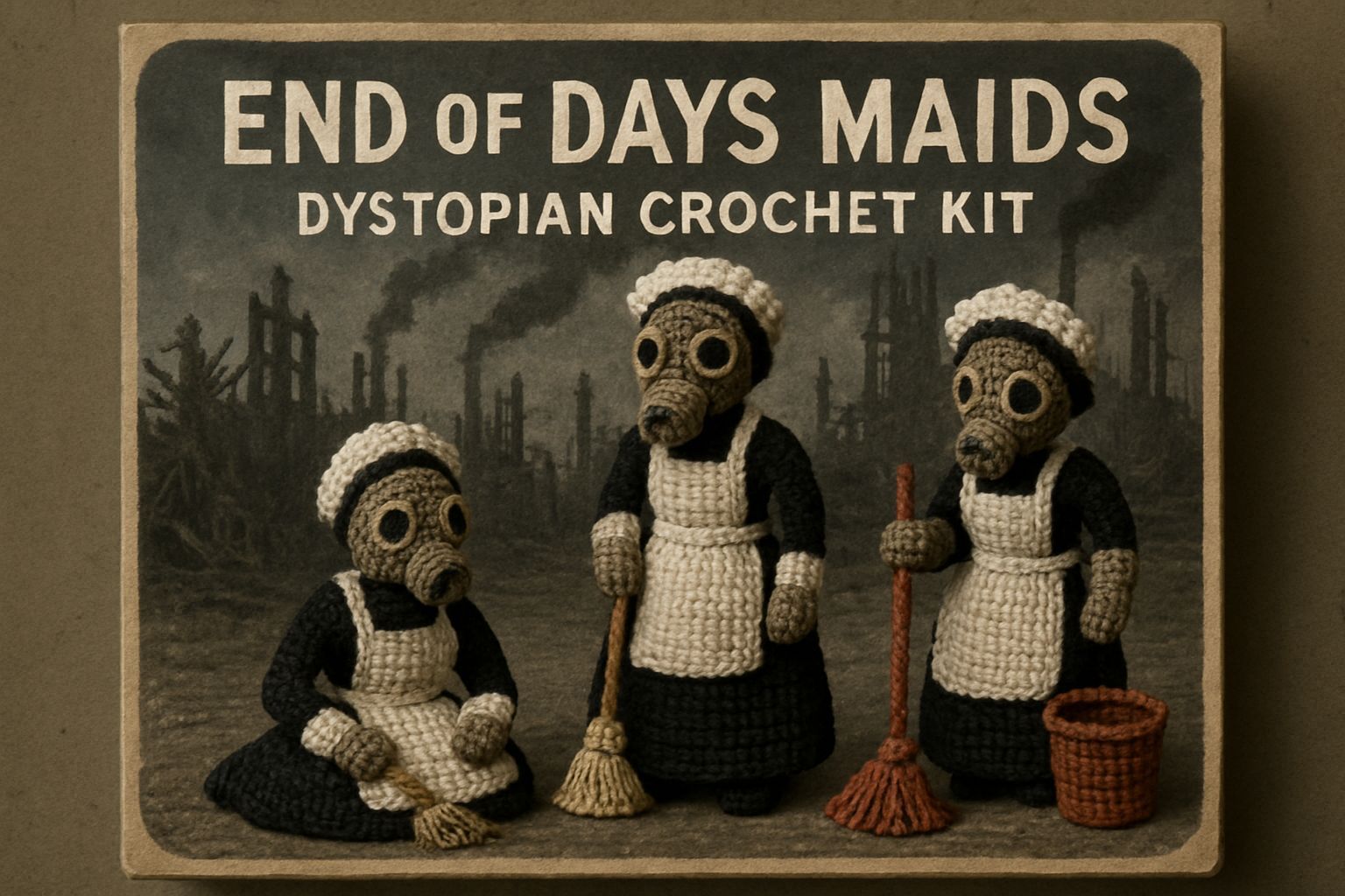 End of Days Maids Dystopian Crochet Kit