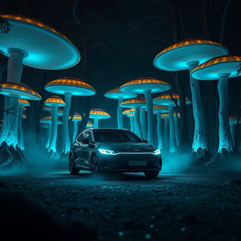 Surreal Hyperrealistic Close-Up of Xiaomi SU7 Max Electric C...